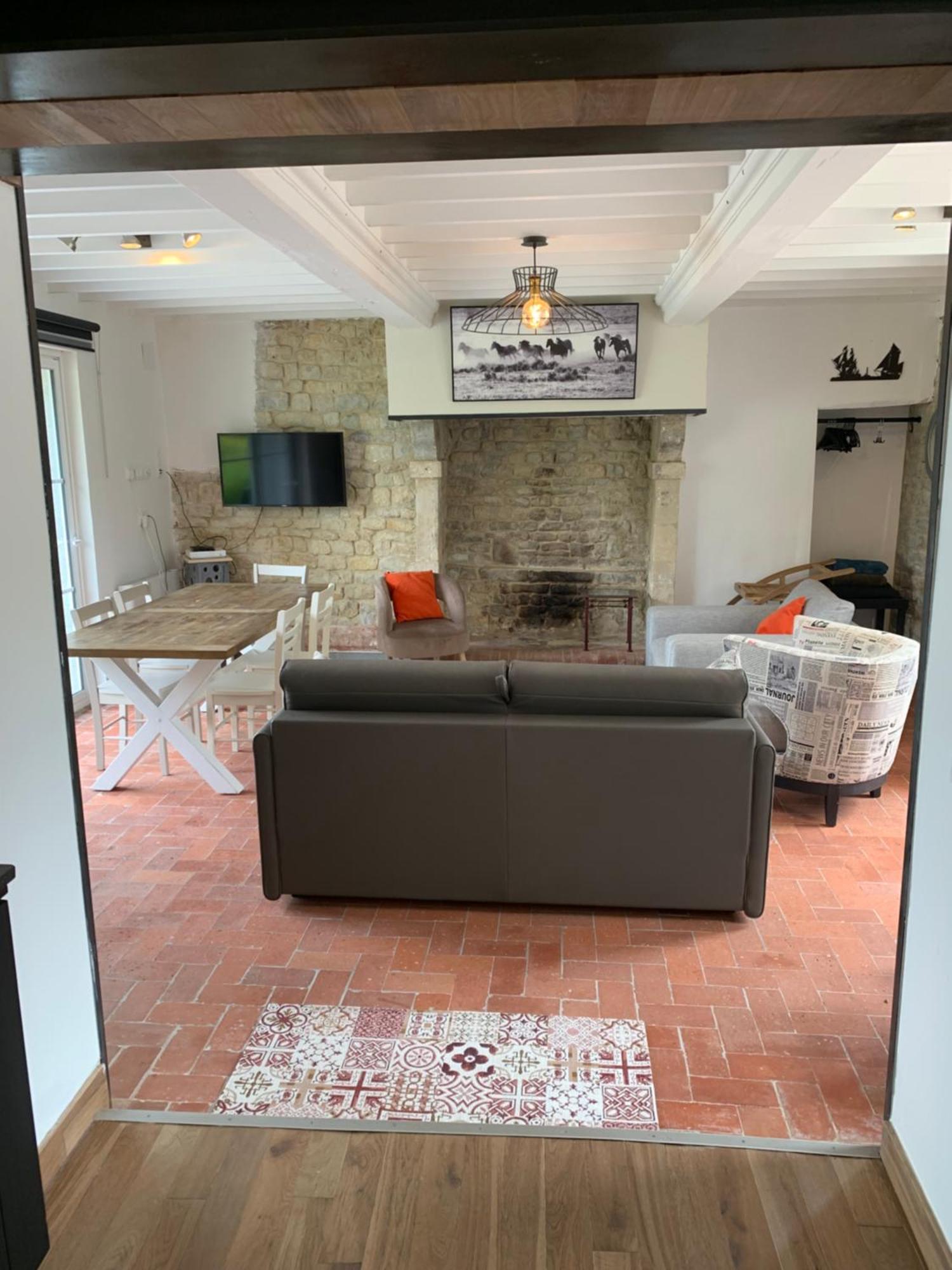 Comfortable House For 6 Guests In Saint-Come-Du-Mont Villa Dış mekan fotoğraf